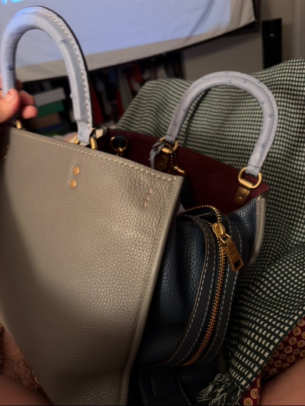 Coach 1941 MTO Rogue 36 – Genuine Ostrich – Rare Style 68946 - Picture 3 of 10